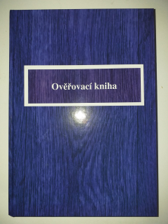 Ověřovací kniha typu "B"- 200 listová